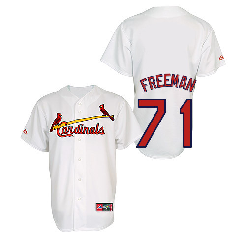 Sam Freeman #71 Youth Baseball Jersey-St Louis Cardinals Authentic Home Jersey by Majestic Athletic MLB Jersey